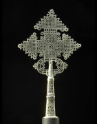Croix processionnelle Copte Maskal - Amahara - Ethiopie