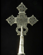 Croix processionnelle Copte Maskal - Amahara - Ethiopie
