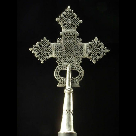 Croix processionnelle Copte Maskal - Amahara - Ethiopie