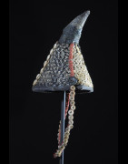 Chapeau coiffe ancien Bwami - Lega - RDC Zaire - Objets usuels