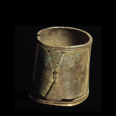 Bracelet monnaie en alliage de cuivre - Gounou / Gayak - Tchad