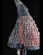 Chapeau coiffe ancien Bwami - Lega - RDC Zaire - Objets usuels