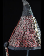 Chapeau coiffe ancien Bwami - Lega - RDC Zaire - Objets usuels