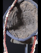 Chapeau coiffe ancien Bwami - Lega - RDC Zaire - Objets usuels