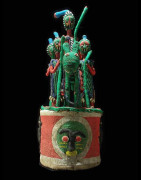 Coiffe Ade ou Adenla royale de ceremonie - Yoruba - Nigeria