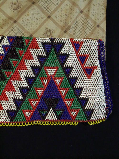 Tablier en perles - Zoulou - Afrique du sud