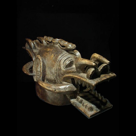 Masque Wanyugo / Poniugo Janiforme - Senoufo - Côte d'Ivoire