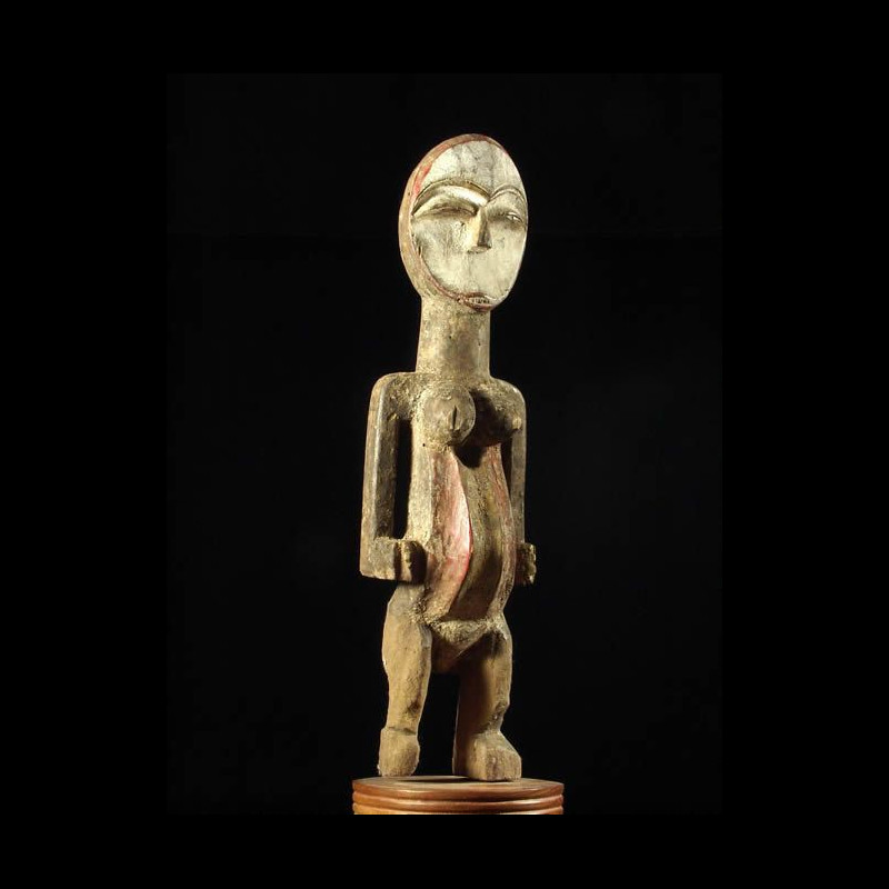 Statue reliquaire polychrome - Tsogho - Gabon