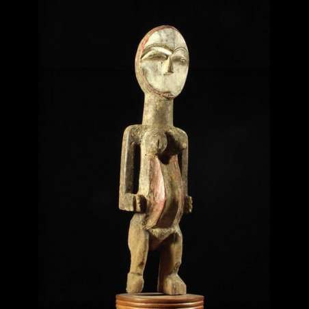 Statue reliquaire polychrome - Tsogho - Gabon