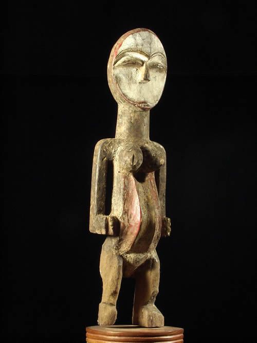 Statue reliquaire polychrome - Tsogho - Gabon