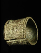 Bracelet monnaie en alliage de cuivre - Gounou / Gayak - Tchad
