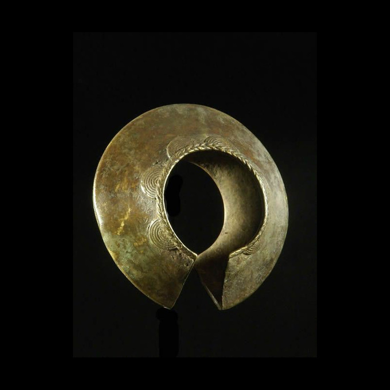 Bracelet Kobre en alliage cuivreux - Mossi - Burkina Faso
