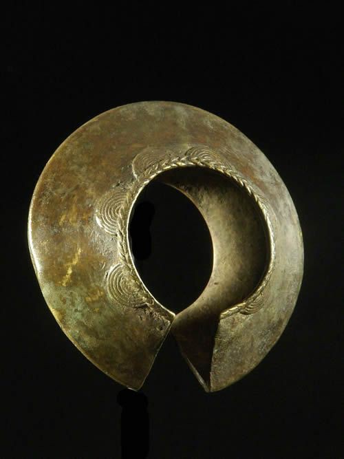 Bracelet Kobre en alliage cuivreux - Mossi - Burkina Faso