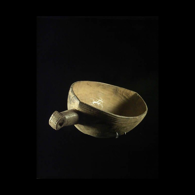 Calebasse en bois - Shi / Bashi - RDC Zaire