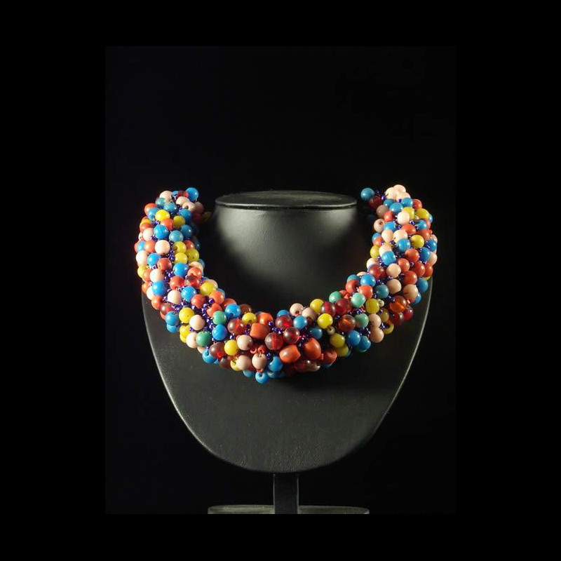 Collier monnaie de mariage - Peuhl Mali - Perles et Monnaies
