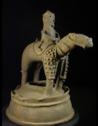 Poterie cavalier et son cheval - Region de Bida - Nigeria