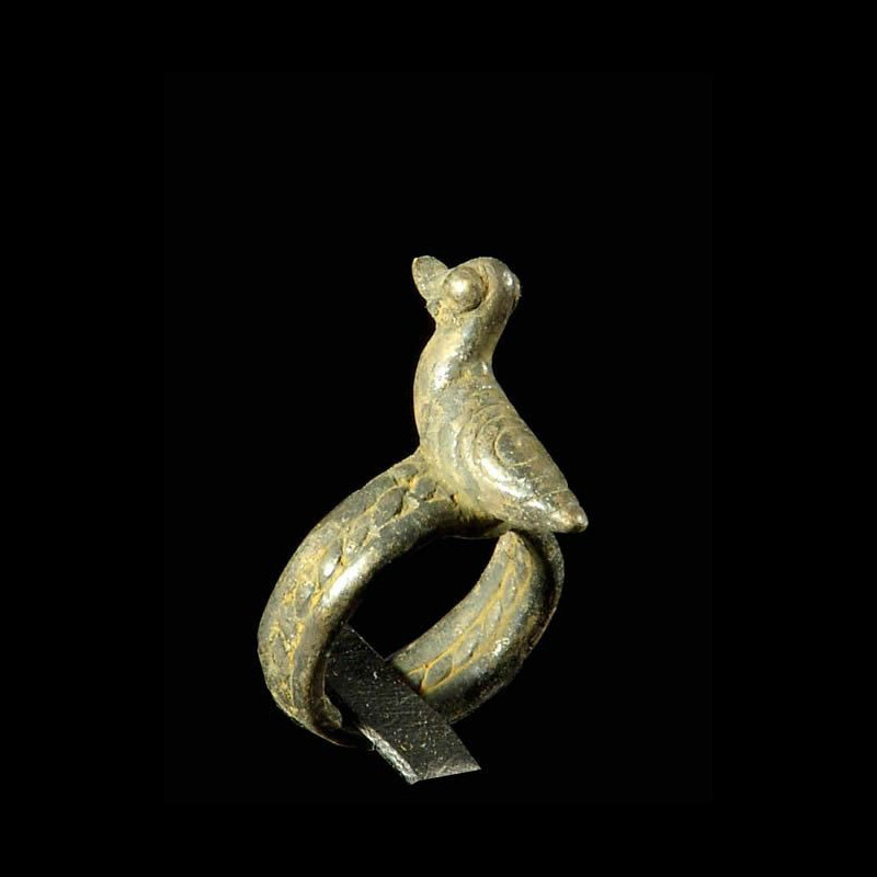 Bague amulette pintade - Lobi - Burkina Faso