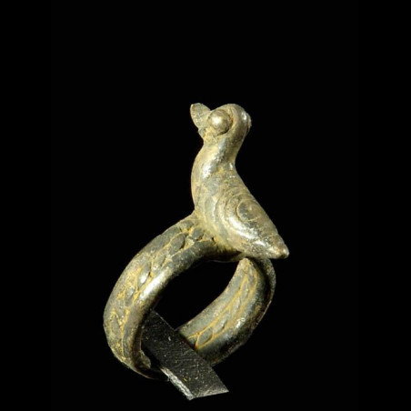 Bague amulette pintade - Lobi - Burkina Faso