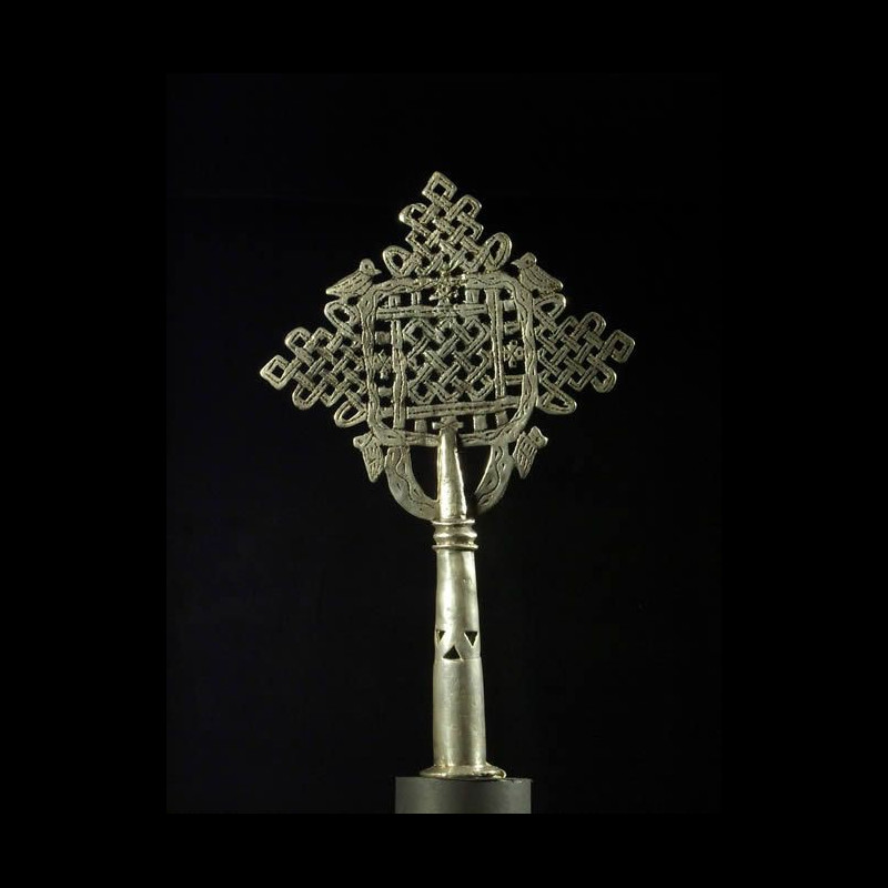 Croix processionnelle Copte Maskal - Amahara - Ethiopie