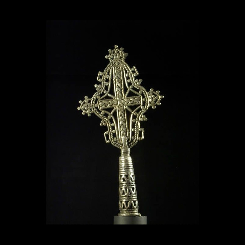 Croix processionnelle Copte Maskal - Amahara - Ethiopie