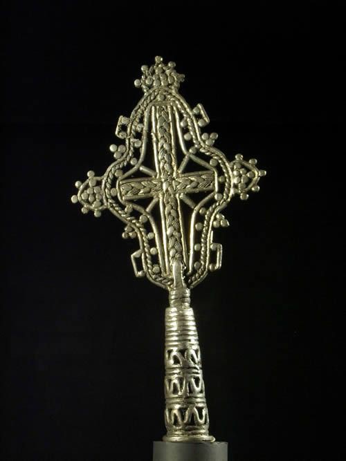 Croix processionnelle Copte Maskal - Amahara - Ethiopie