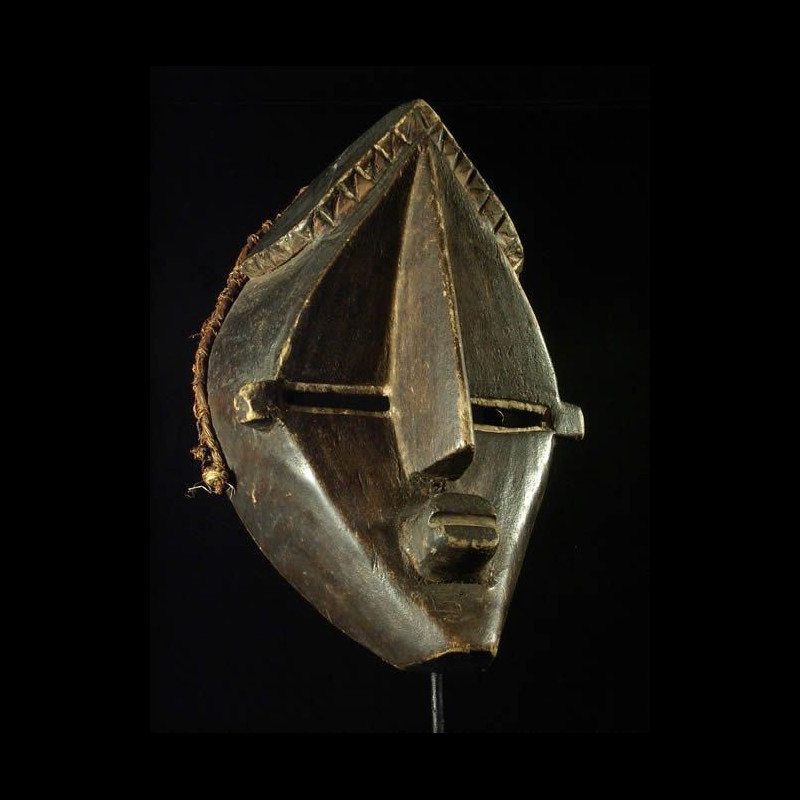 Masque Mfondo de chasse - Lwalwa - RDC Zaire - Masques africains