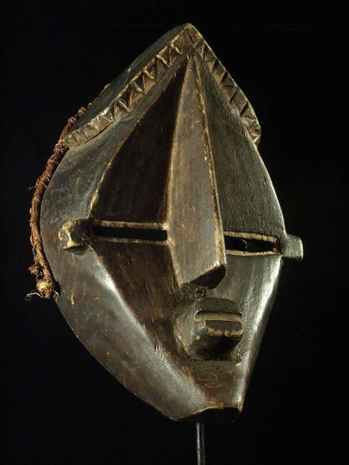 Masque Mfondo de chasse - Lwalwa - RDC Zaire - Masques africains