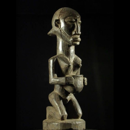 Statuette porteuse de coupe - Hemba - RDC Zaire