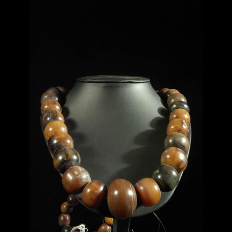 Collier de boules de corne de boeuf - Togo - Bijoux