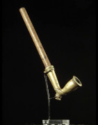 Pipe en laiton et bois - Kapsiki - Tchad / Cameroun