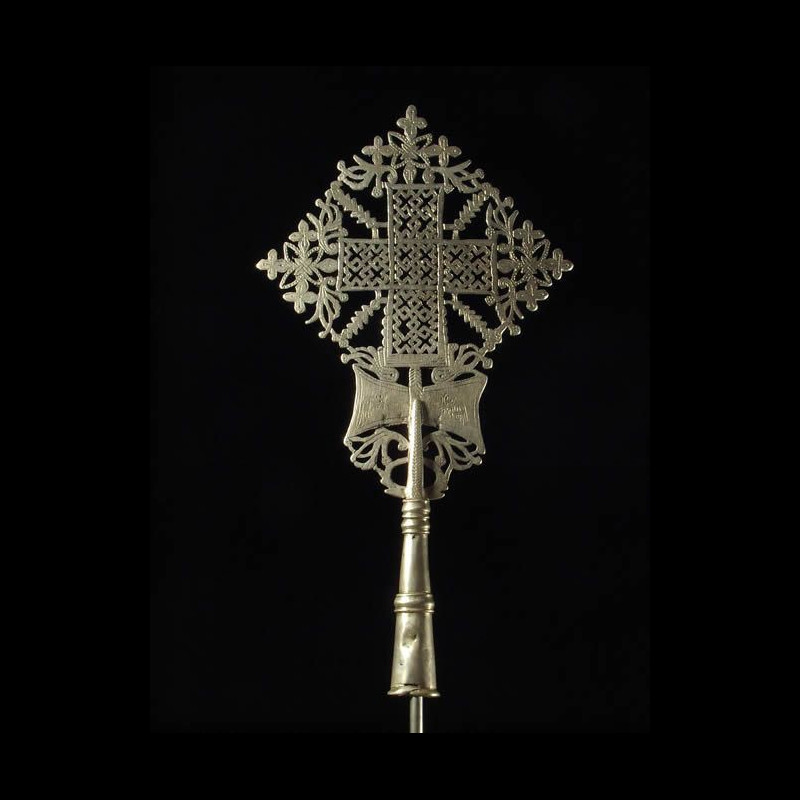 Croix processionnelle Copte Maskal - Amahara - Ethiopie