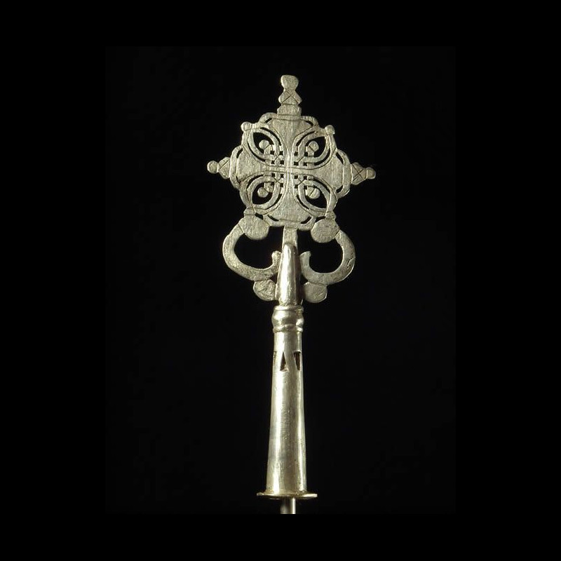 Croix processionnelle Copte Maskal - Amahara - Ethiopie