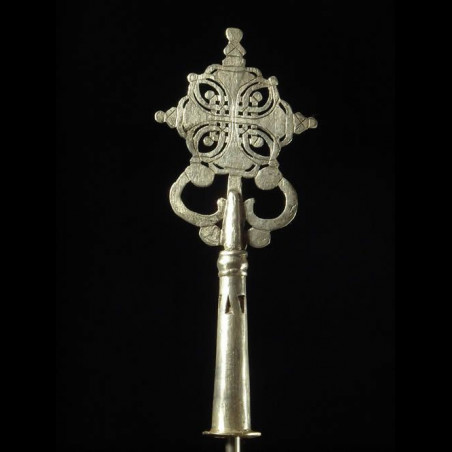 Croix processionnelle Copte Maskal - Amahara - Ethiopie