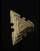 Poids triangulaire pour le commerce de l’or - Ashanti - Ghana