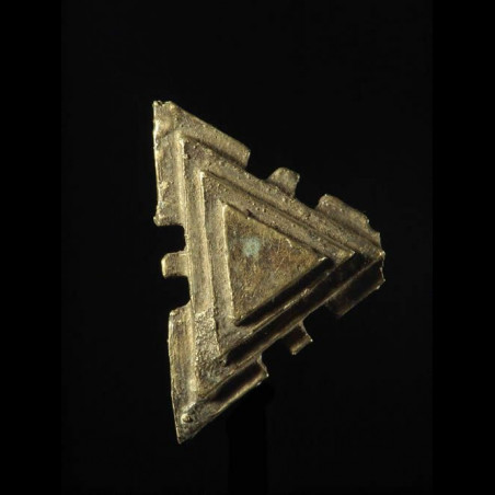 Poids triangulaire pour le commerce de l’or - Ashanti - Ghana