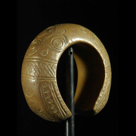 Bracelet en cuivre rouge ancien - Djerma - Niger - Monnaie
