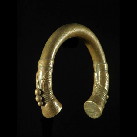 Bracelet Monnaie en Bronze - Minchika - Nigeria
