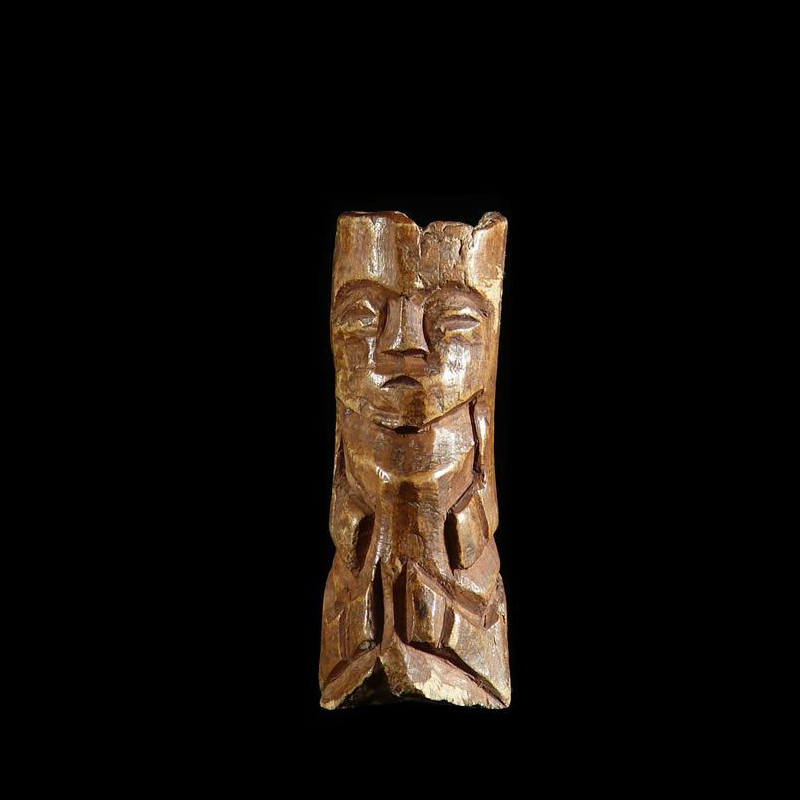 Figurine en os Bovin - Lega - RDC Zaire - Sculptures en os