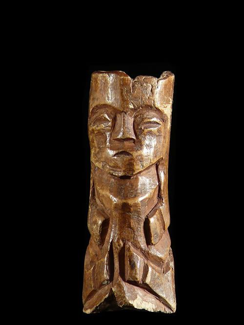Figurine en os Bovin - Lega - RDC Zaire - Sculptures en os