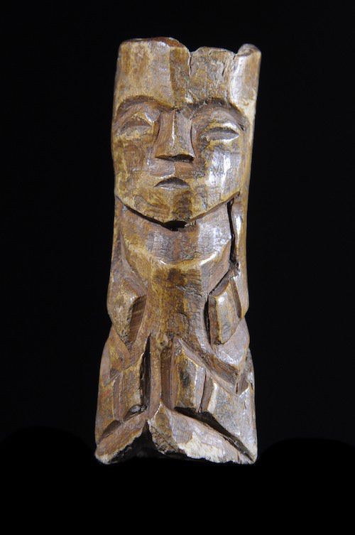 Figurine en os Bovin - Lega - RDC Zaire - Sculptures en os