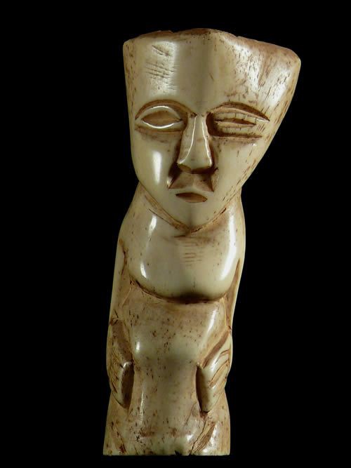 Figurine en os - Lega - RDC Zaire - Sculptures en os