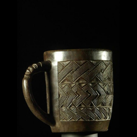 Coupe a poignee cephalomorphe - Kuba Shoowa- RDC Zaire