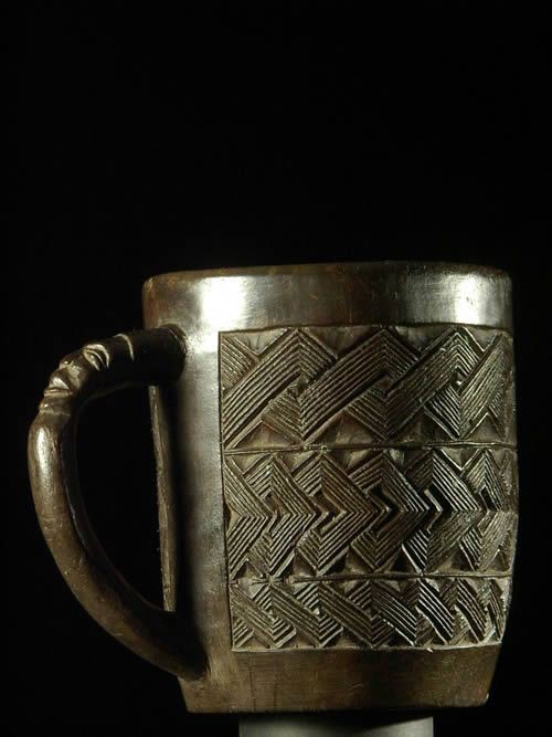 Coupe a poignee cephalomorphe - Kuba Shoowa- RDC Zaire