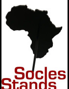 - Socle acier laque 33 cm haut - Afrique - Masques normaux