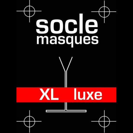 Socle masque luxe en acier massif - taille XL