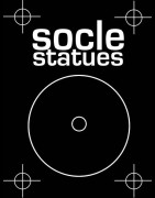 Socle acier laque 30 cm rond - Embase pour grandes statues