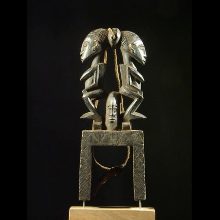 Etrier de poulie a tisser - Dogon - Mali - Poulies