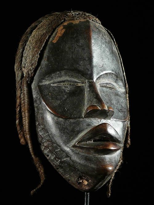 Masque de course ancien - Dan /Yacouba - Liberia - Masques afric