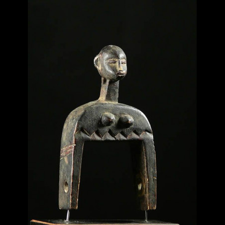 Poulie a tisser anthropomorphe - Lobi - Burkina Faso - Poulies