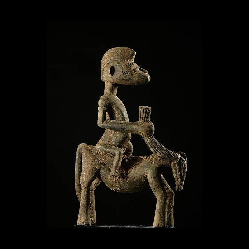 Cavalier et son cheval Syonfolo - Senoufo - Côte d'Ivoire